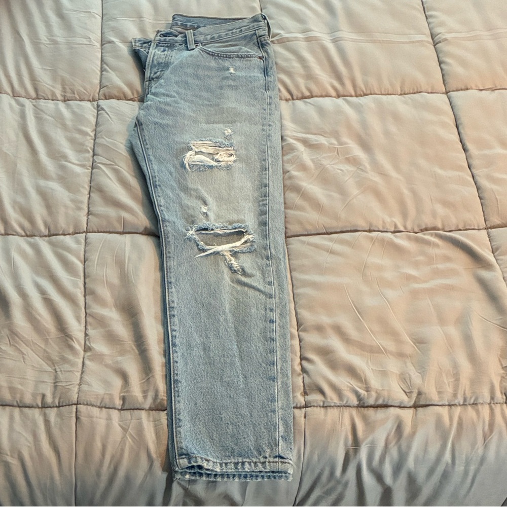 Distressed Blue Jeans for Women